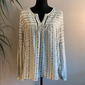 LOFT long sleeve blouse